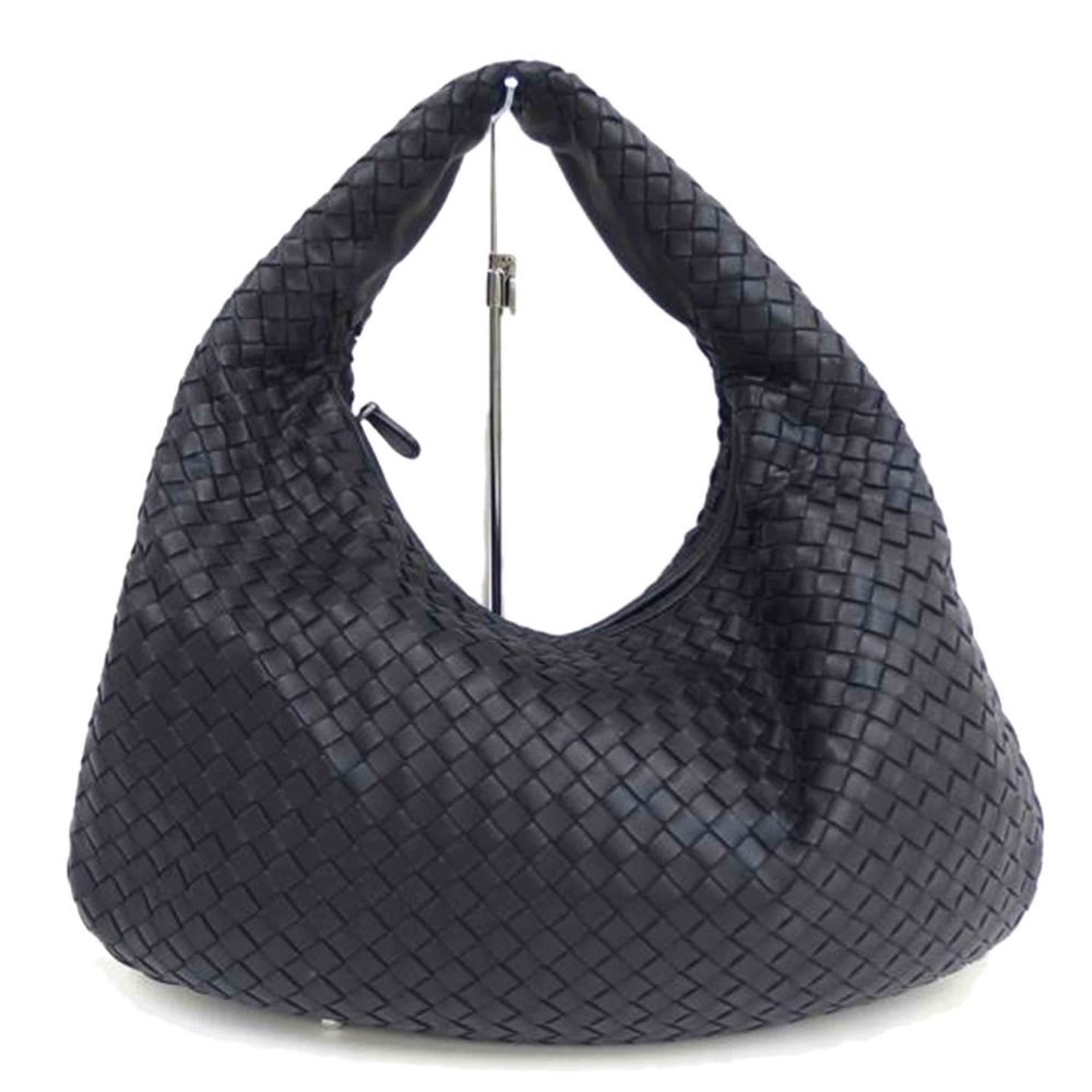 Bottega Intrecciato One Shoulder Noir